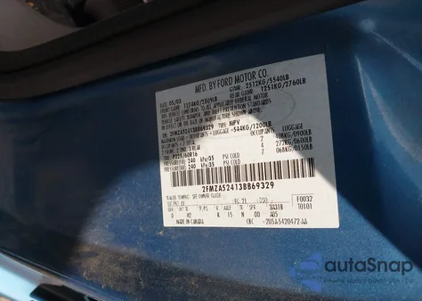 2003 Ford Windstar Se from USA, damaged, VIN 2FMZA52413BB69329